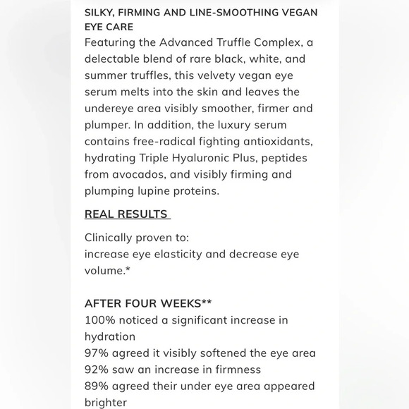 BNIB Byroe Truffle Eye Serum 20ml/ 0.67 fl oz - Picture 3 of 10